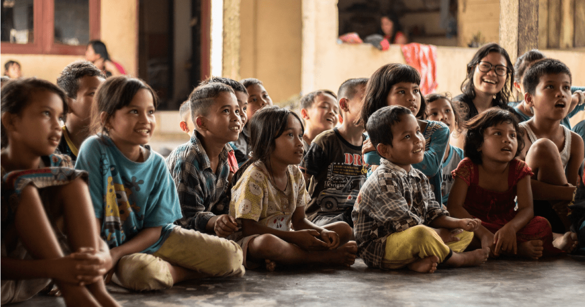 groupe des enfants en classes